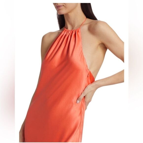 Alice + Olivia Zumi Sleeveless Halter Maxi Dress NWT size 6 $495 - Picture 5 of 8